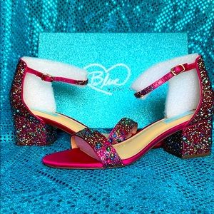 Blue by Betsey Johnson Mari Block Heels